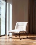 Sillón \'Chelsea\' - Blanco/Teddy
