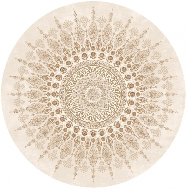 Alfombra redonda \'Sandrigo\' 120cm - Beige en el grupo Decoración / Alfombras / Alfombras tejidas con Reforma (X10117074)