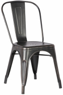 Silla \'Montmartre\' - Negro/Patina
