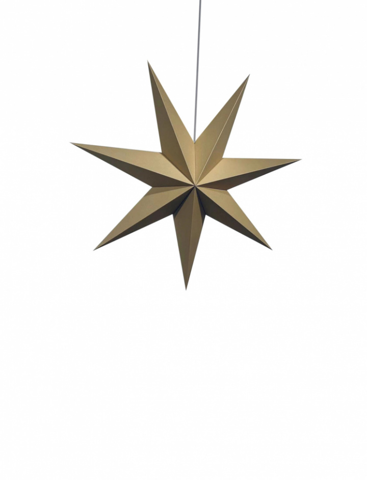 Estrella de Adviento \'Sally\' 60cm - Marrón en el grupo Iluminación / Lámparas / Iluminación navideña con Reforma (advent-star-brown)