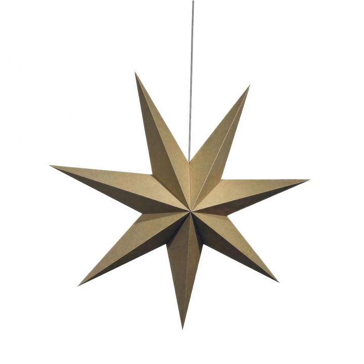 Estrella de Adviento \'Sally\' 60cm - Marr&oacute;n en el grupo Iluminación / Lámparas / Iluminación navideña con Reforma (advent-star-brown)