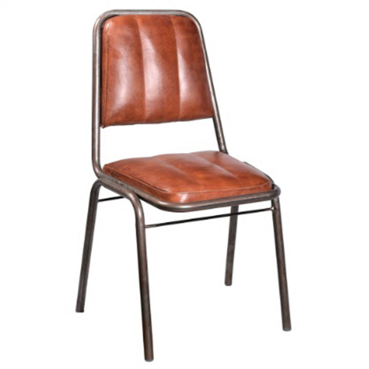 Silla \'Brooke\' - Vintage/Cuero en el grupo Muebles / Muebles para sentarse / Sillas con Reforma (m01145)