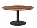 Mesa de comedor redonda \'Jack\' - Madera reciclada/Hierro
