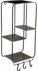 Estante de pared \'3 ganchos\' - Hierro