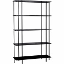 Estantería \'Simple\' 5 estantes - Negro
