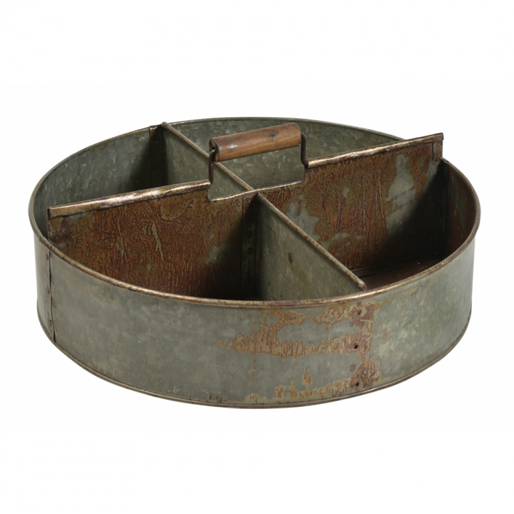 Caja vintage con asa \'Agustin\' - Hierro/Patina en el grupo Muebles / Estantes y almacenamiento / Almacenamiento pequeño con Reforma (m16427)