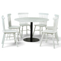 Grupo de comedor \'Marbelous Elsa\' - 1 Mesa &Oslash;120 & 6 Sillas