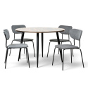 Grupo de comedor \'Runt Kungsholmen\' - 1 Mesa & 4 Sillas