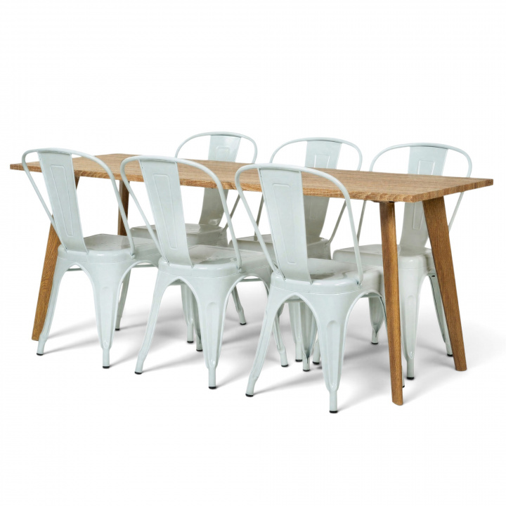 Grupo de comedor \'Nordisk Montmartre\' 1 Mesa & 6 Sillas en el grupo Muebles / Mesas / Grupos de Comedor con Reforma (matgrupp33)