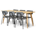 Grupo de comedor \'Nordisk Kungsholmen\' - 1 Mesa & 6 Sillas