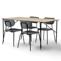 Grupo de comedor \'Kungsholmen Hornstull\' - 1 Mesa & 4 Sillas
